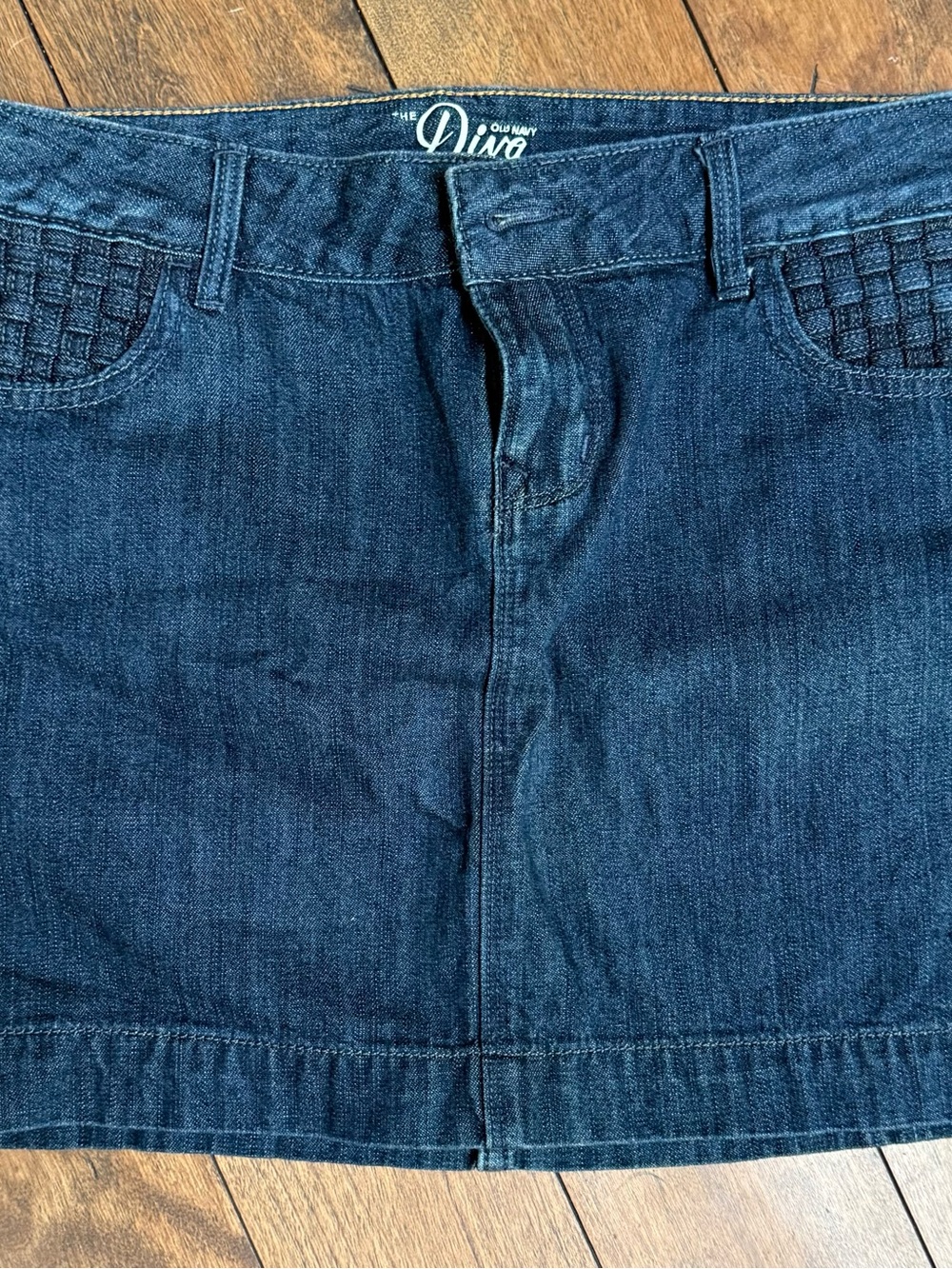Old Navy Diva Dark Blue Mini Denim Skirt
